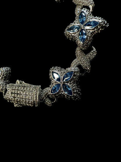 *Pre Order*Savanté Blue Flower Bracelet