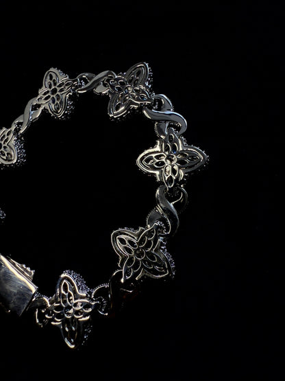 *Pre Order*Savanté White Iced Flower Bracelet
