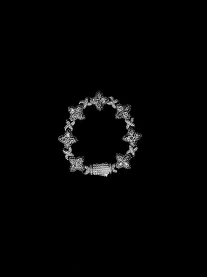 *Pre Order*Savanté White Iced Flower Bracelet