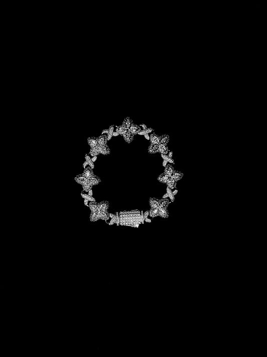 *Pre Order*Savanté White Iced Flower Bracelet